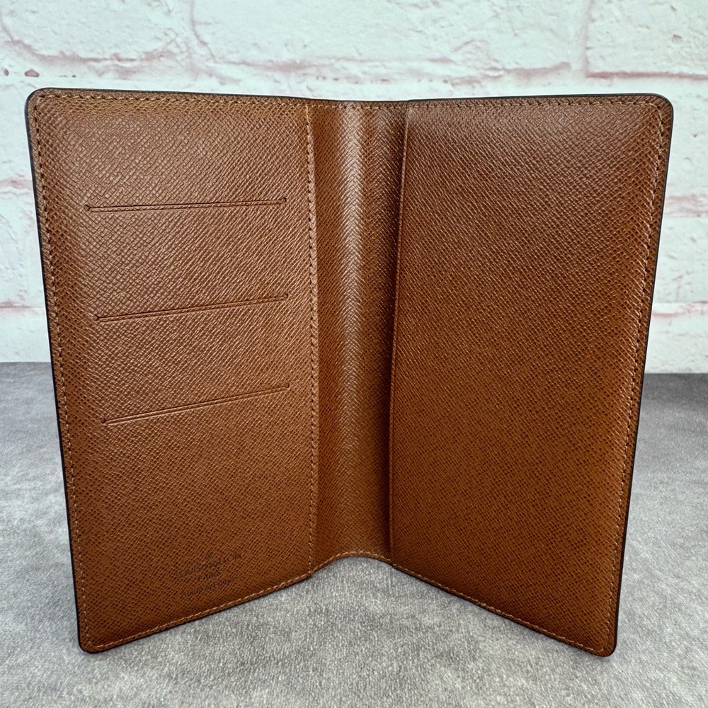 Louis Vuitton Monogram Canvas Card Organizer Checkbook Wallet - Picture 9 of 13